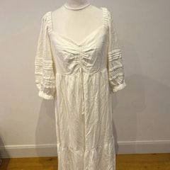 Cream Suncoo dress size 14 beautiful quality