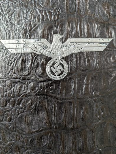 German Military Infantry Regiment Soldier Photo Album with Third Reich Nazi Eagle World War 2