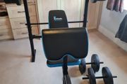 Mens Health Multi Gym Bench , Bicep Curl, Leg Curl, - Collect