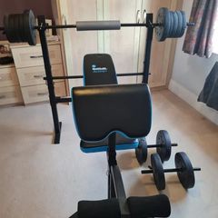 Mens Health Multi Gym Bench , Bicep Curl, Leg Curl, - Collect