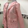Pink Showerproof jacket with hood. Size 10/12. New Image 2