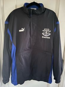 Puma Everton FC 2000/02 1/4 Zip Track Jacket - Size L
