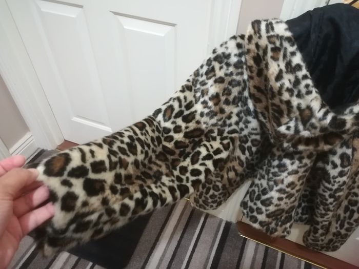 M&S Leaopard hoded Jacket
