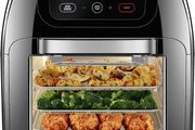 NEW SALE | Multifunctional Digital Air Fryer+ Rotisserie, Dehydrator, Convection Oven, 17 Presets Fry, Roast, Dehydrate, Bake, XL 10L Family Size, 1800W