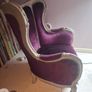 2X French Louis XV style wing-backed armchairs Image 4