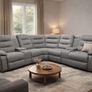 Brand New Grey Corner Sofa On Sale Free Delivery Image 2