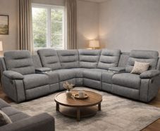 Brand New Grey Corner Sofa On Sale Free Delivery
