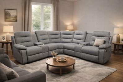 Brand New Grey Corner Sofa On Sale Free Delivery