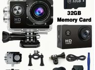 main image for ad OURLIFE 1080P HD Action Camera with LCD Screen &amp; Wide-Angle Lens - Outdoor Sports &amp; Diving
