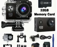 OURLIFE 1080P HD Action Camera with LCD Screen & Wide-Angle Lens - Outdoor Sports & Diving