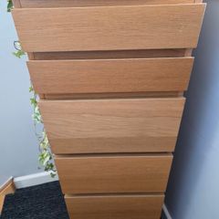 ikea Malm 6 drawers and mirror