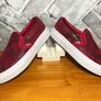 Vans Off The Wall Red Snakeskin Pattern Girls Unisex Laceless Slip On Trainers UK2.5 EUR34.5 Image 7