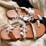Womens Lace Flat Sandals Size 43 Image 3
