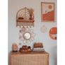 Handcrafted Rattan Rainbow Shelf Image 2