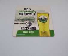 Rockshore Apple Cider : This Is Refreshingly Not Too Sweet - Beer Mat/Coaster