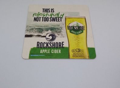 Rockshore Apple Cider : This Is Refreshingly Not Too Sweet - Beer Mat/Coaster
