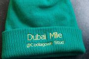 Horse racing stud hat Dubai mile ,,unwanted gift never used ,buyer collects or pays postage thank you, sold as is