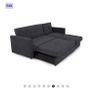 Grey Fabric 3 Seater Sofa bed (Dalkey-from Ez Living) Image 4