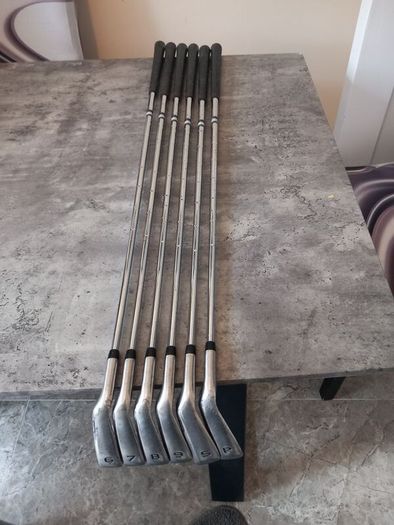 McGregor golf irons..Left handed clubs