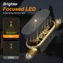 Solar Light for Fence Outdoor: 6 Packs IP65 Waterproof Wall Light Solar Powered with 3 Modes - Long Lasting Up Down Lighting for Deck Garden Door Porch Fence Patio Image 4