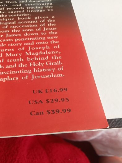 Bloodline Of The Holy Grail, Hardback
