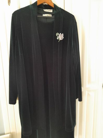 Vintage Velvet Coat  and Dress