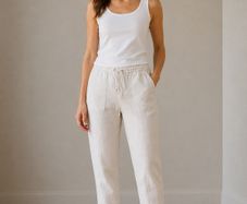Saks Fifth Avenue pure linen pants (10)
