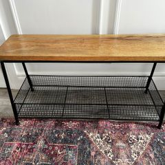 Helen James shoe bench