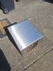 Generator box with padlock capability and 3000 watt invertor