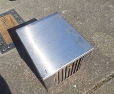 Generator box with padlock capability and 3000 watt invertor