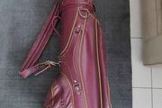 Vintage Maxfli Dunlop golf bag plus golf clubs, golf balls and tees