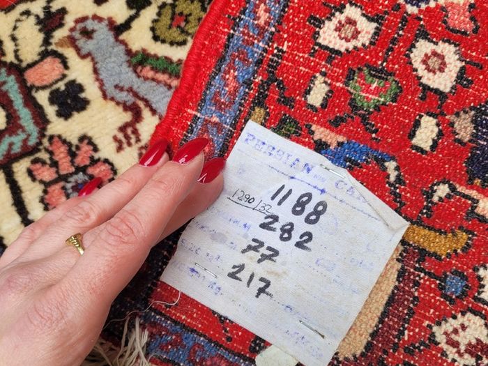 Vintage 9ft persian rudbar runner