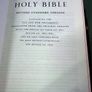 Small morocco bound standard version Bible in original box Image 5