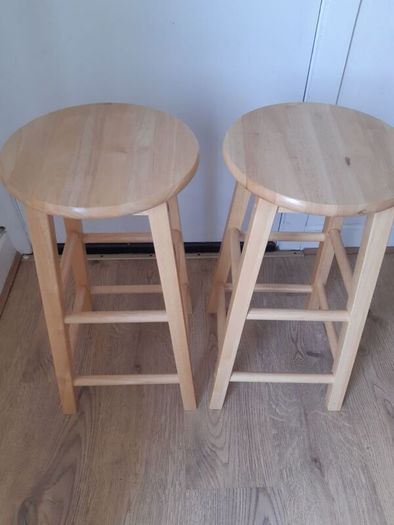 Pair of Wooden Stools