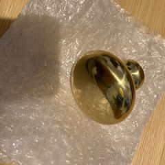 Heritage Brass Victorian Centre Door Knob Design 3" Satin Brass Finish