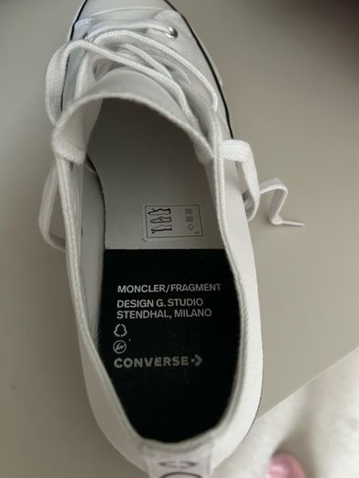 Converse Chuck Taylor All-Star 70s Ox 7 Moncler Fragment White