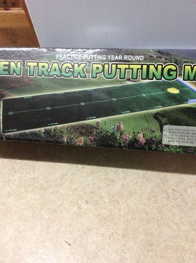 Golf Putting Mat. 15 Feet Long.Fast And Slow Halved Mat To Vary Practice.Includes Golf Hole. Collect In Swords Or Via Post.