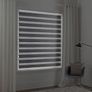 Day and Night Zebra Roller Blind Double Fabric Translucent or Blackout Vision Curtains for Window and Door with Aluminium Cassette(Grey 45x150) Image 4