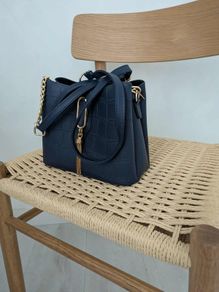 Faux Leather Croc Effect Bucket Bag - BRAND NEW
