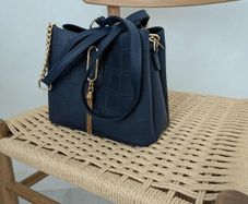 Faux Leather Croc Effect Bucket Bag - BRAND NEW
