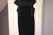 Theory Black Leather Dress