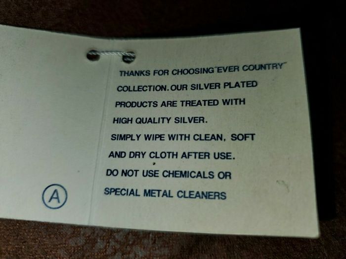 Silver plated