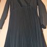 Stunning emerald long sleeve pleated midi dress Image 7