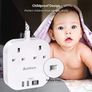Extension Lead, Power Strips with 2 Way Outlets 4 (4.5A, 2 Type C and 2 USB-A Port) Surge Protection Plug Extension Socket with 1.6M Braided cord for Home Office Image 6
