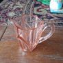 Vintage Pink Glass Jug Image 3