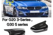 2pcs Side Wing Rearview Mirror Covers Fit For BMW 3 5 G20 G21 G30 G31