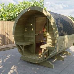 2.5m Barrel sauna