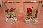 2 Hunting scene shot glasses