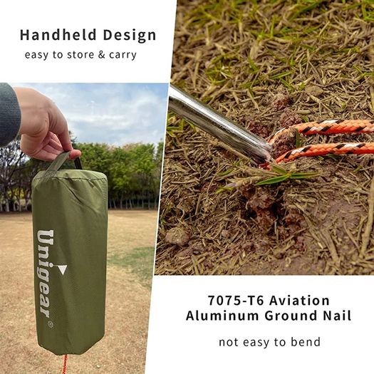 Hammock Rain Fly Tent Tarp, 3m x 3m Tarpaulin Portable Sunshade Lightweight Waterproof Groundsheet Windproof Camping gazebo Picnic Mat Anti UV Sun Shelter for Camping Travel Beach MULTIPLE COLOURS AVAILABLE (FREE SHIPPING)