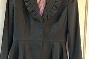 Frill Black Next Blazer Size 8